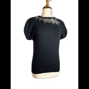 Le Chois Sweaters Size M Vintage 80's Showstopper Pullover Top